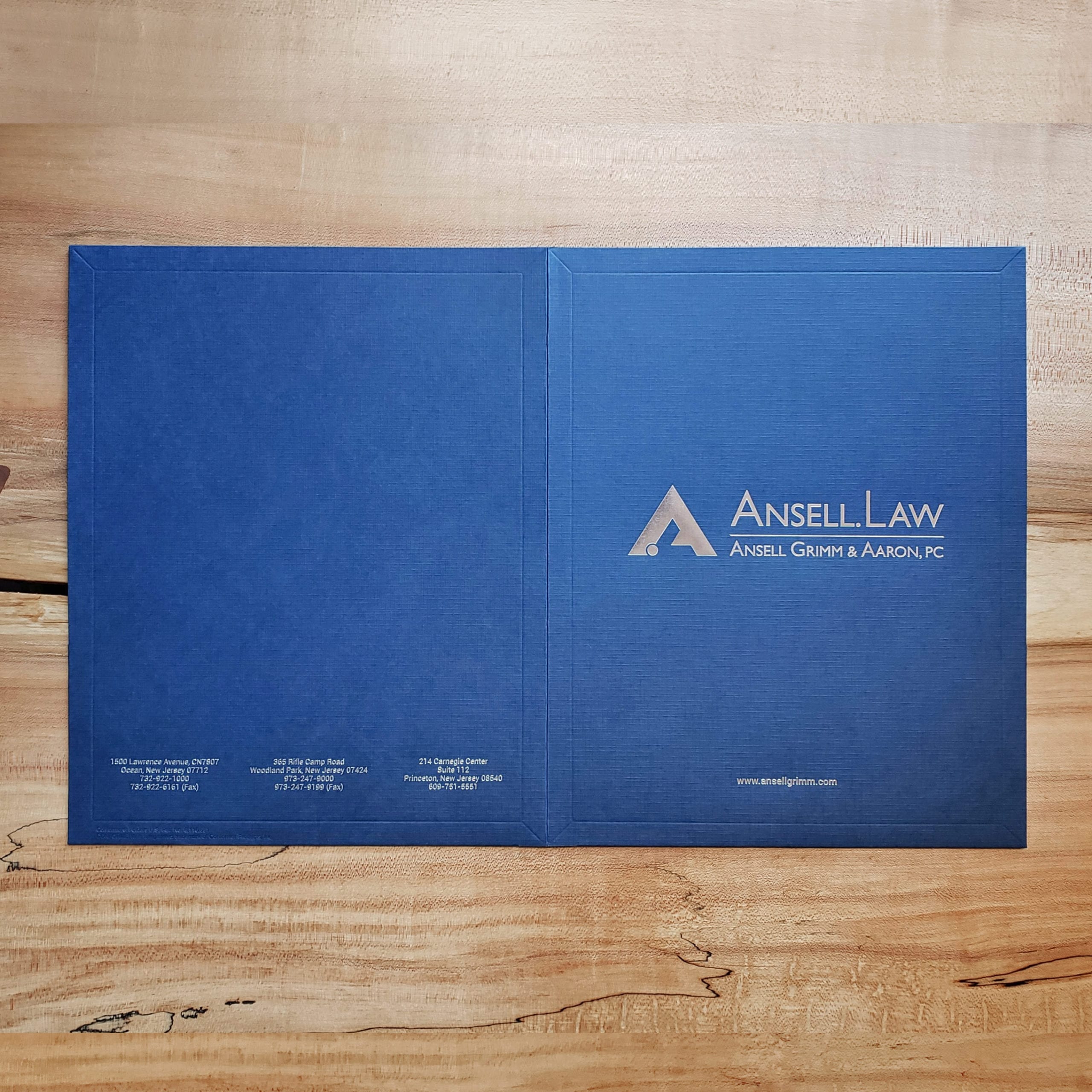 custom luxury presentation folders