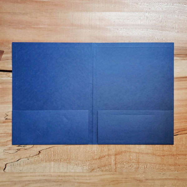 Luxury linen presentation folders