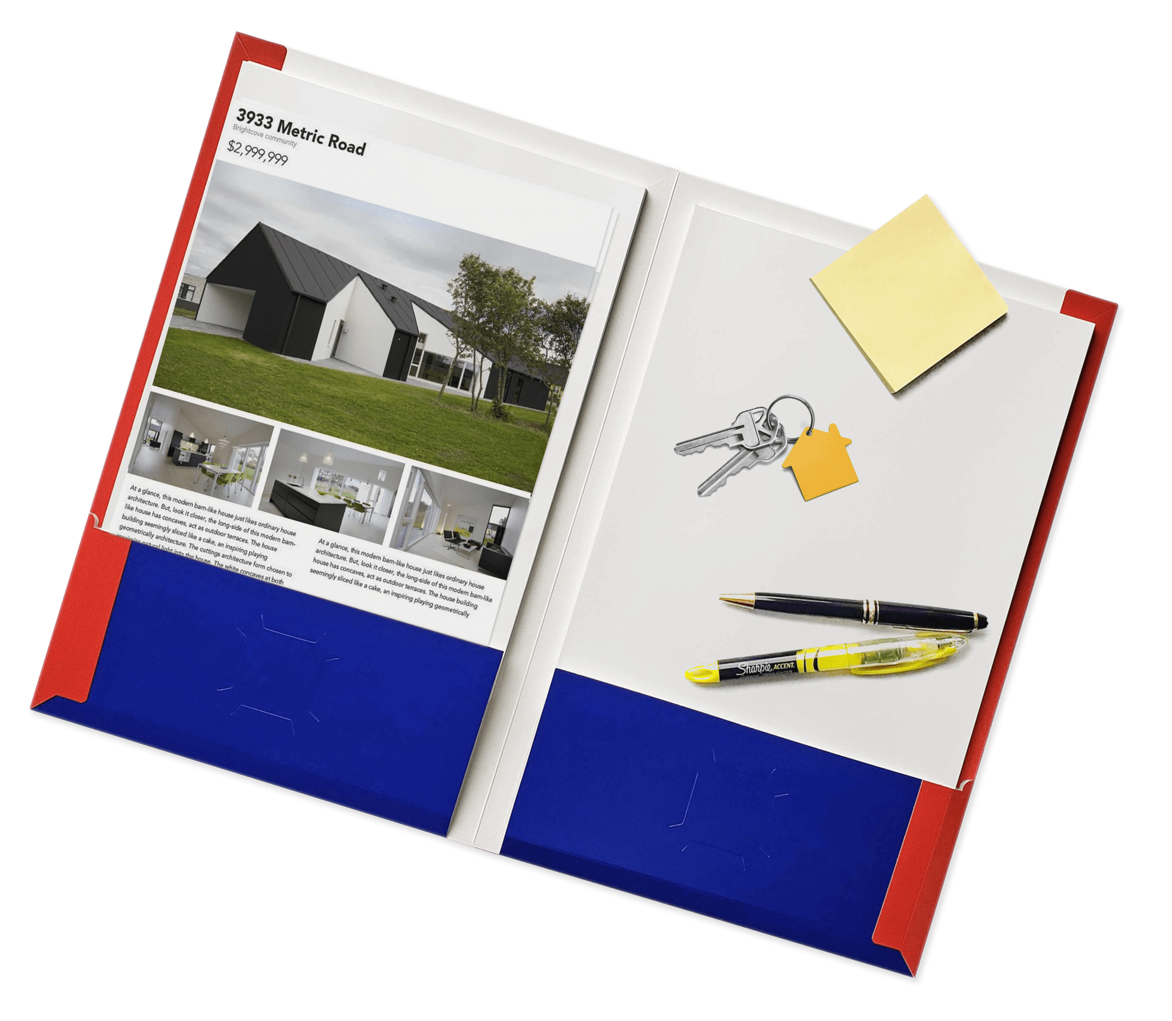 realtor presentation folders